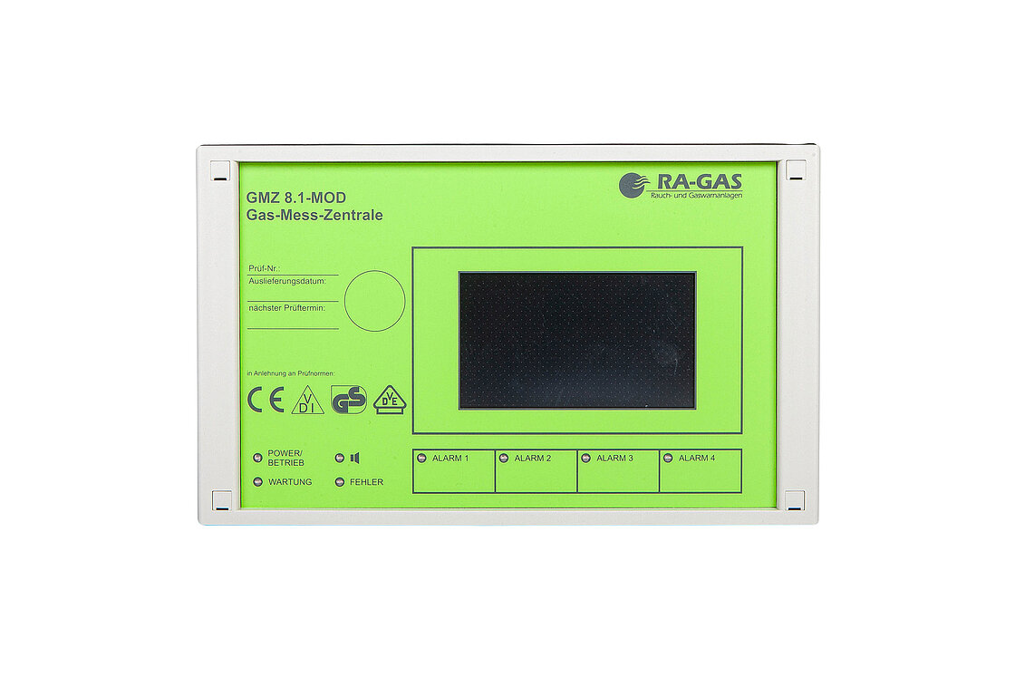 GMZ-8.1MOD-PE – Gas-Mess-Zentrale zum Panel- oder Schaltschrankeinbau