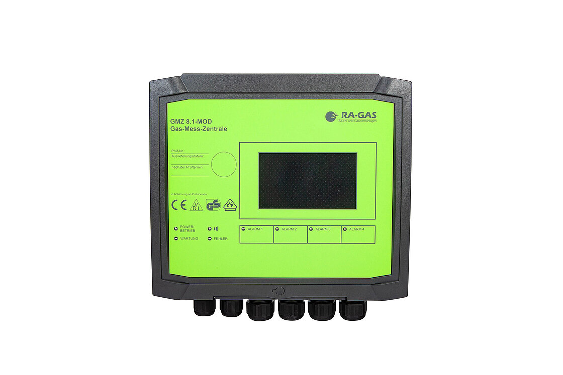 Gas-Mess-Zentrale GMZ-8.1-MOD im Wandgehäuse