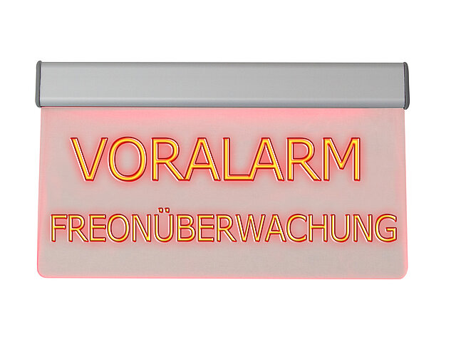 LS-Fva-230 LED-Leuchttransparent „Voralarm Freonüberwachung“