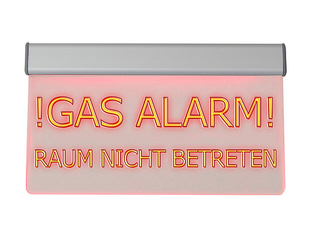 LS-GArnb-230 LED-Leuchttransparent „Gasalarm! Raum nicht betreten!“